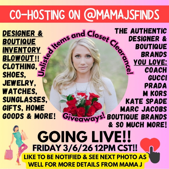 Handbags - 🎉CRYSTAL'S FAB FINDS GOING LIVE w/@MAMAJSFINDS 3/6/26 12PM CST